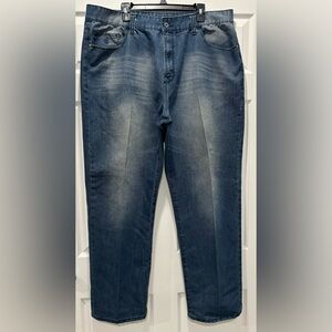 Men's Rocawear Classic Fit Blue Denim Jeans Straight Leg Sz 44B Y2K Vtg Hip Hop